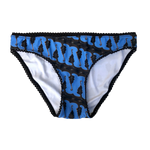 BLUE BATIK ~ LACE | ECO SWIM INTIMATES KNICKERS