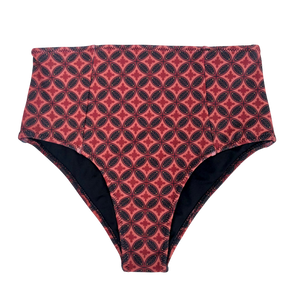 Diamond Batik | High Waisted Bikini Bottoms