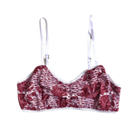 RED WINE BATIK ~ LACE | ECO SWIM INTIMATES BRA