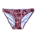 RED WINE BATIK ~ LACE | ECO SWIM INTIMATES KNICKERS