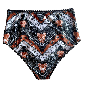 ZIG ZAG BATIK ~ LACE | HIGH WAISTED KNICKERS