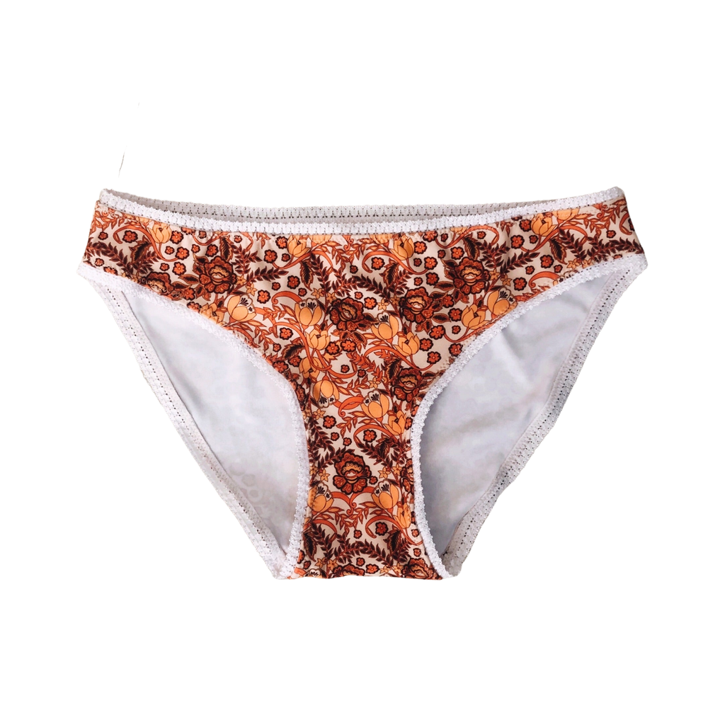 RETRO BATIK ~ LACE | ECO SWIM INTIMATES KNICKERS