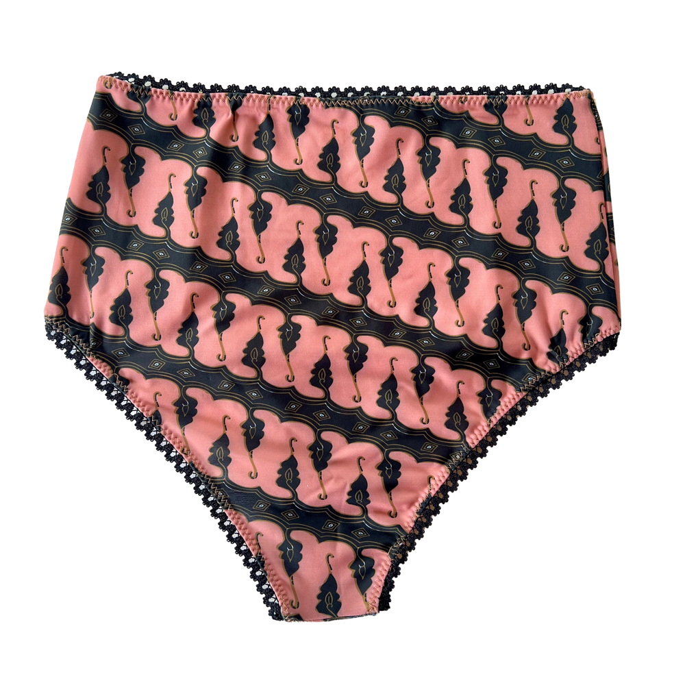 ISLAND ROSE BATIK ~ LACE | HIGH WAISTED KNICKERS