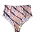 INDIGO CLAY BATIK ~ LACE | HIGH WAISTED KNICKERS