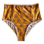 MUSTARD MATAHARI BATIK ~ LACE | HIGH WAISTED KNICKERS