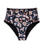 Midnight Bloom Batik | High Waisted Java Lace Bottoms