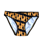 TIGER YELLOW BATIK ~ LACE | ECO SWIM INTIMATES KNICKERS