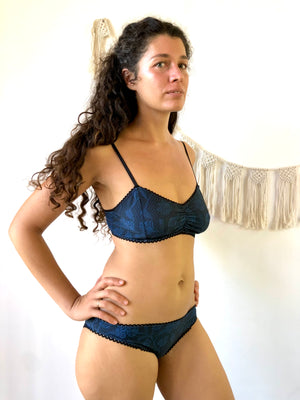 INDIGO BATIK ~ LACE | ECO SWIM INTIMATES KNICKERS