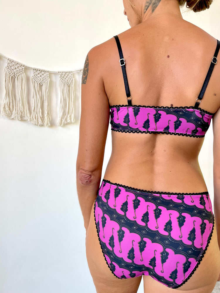 PINK BATIK ~ LACE | ECO SWIM INTIMATES KNICKERS