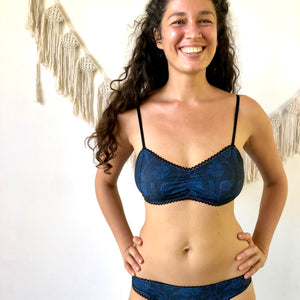 INDIGO BATIK ~ LACE | ECO SWIM INTIMATES BRA