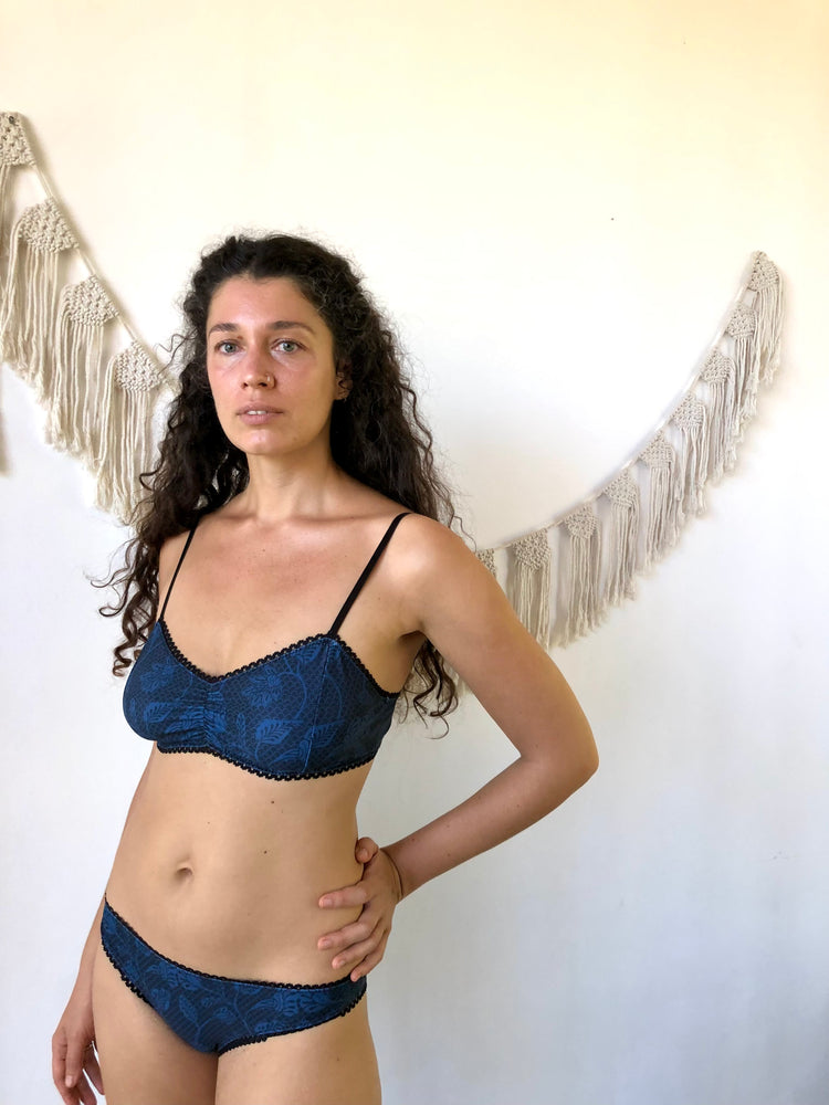 INDIGO BATIK ~ LACE | ECO SWIM INTIMATES KNICKERS