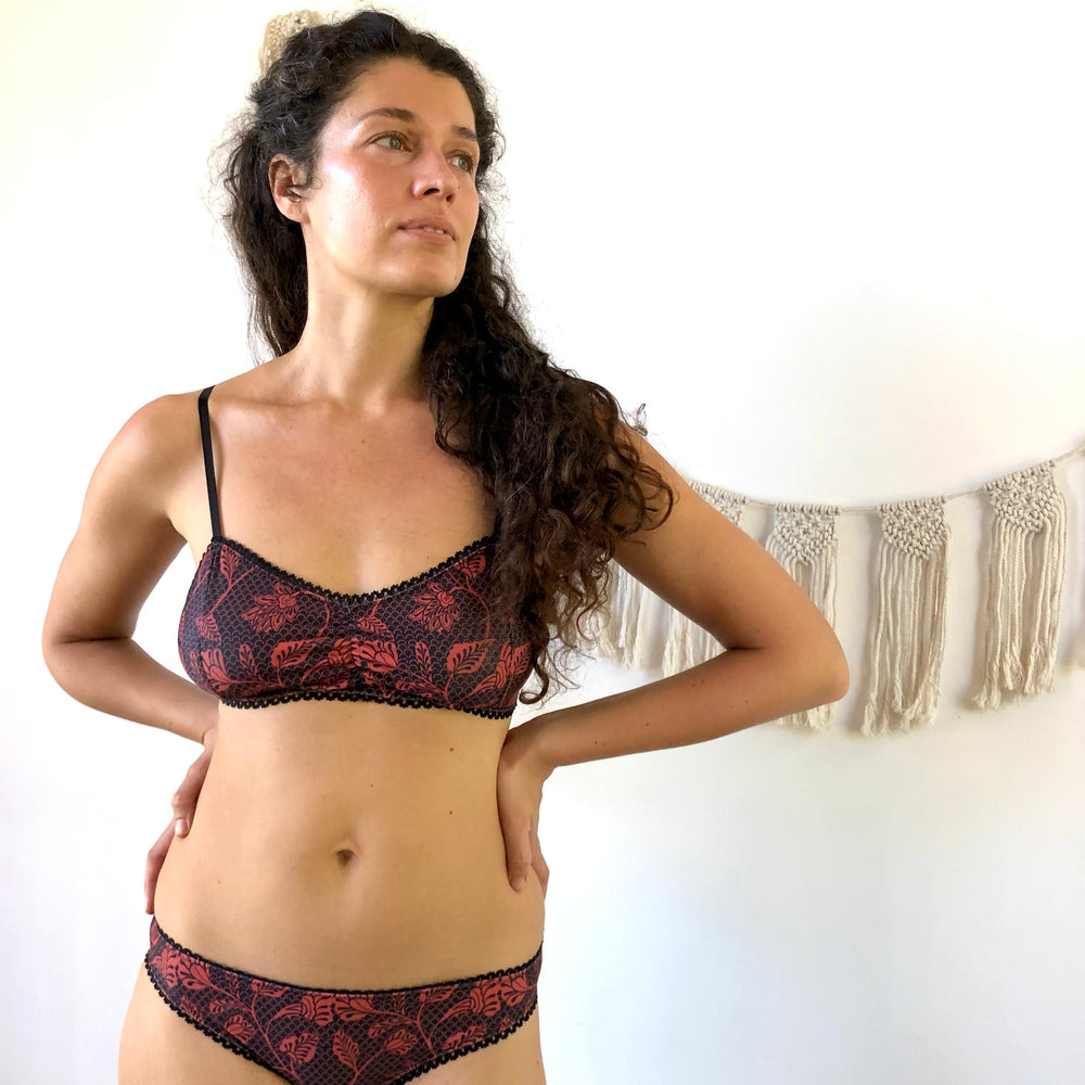 CLAY BATIK ~ LACE | ECO SWIM INTIMATES KNICKERS